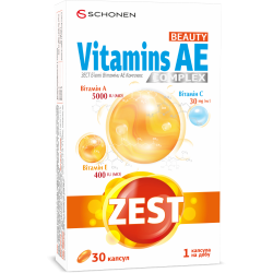 Zest (Зест) Vitamins AE (Витамины АЕ) капсулы №30 в городе Николаев : цены, характеристики. 
